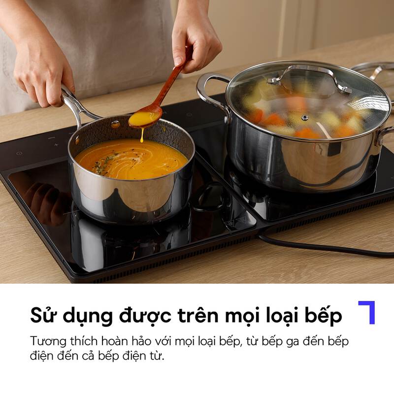 Chảo/Nồi Inox Chống D&iacute;nh Tay Cầm Canvas LocknLock Nhiều K&iacute;ch Cỡ image number null